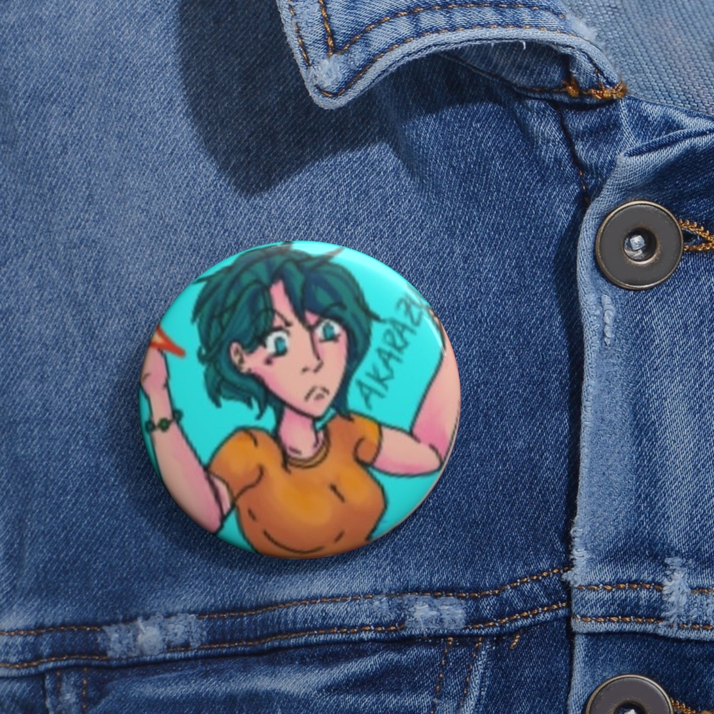 Sam Cat | Button Pin
