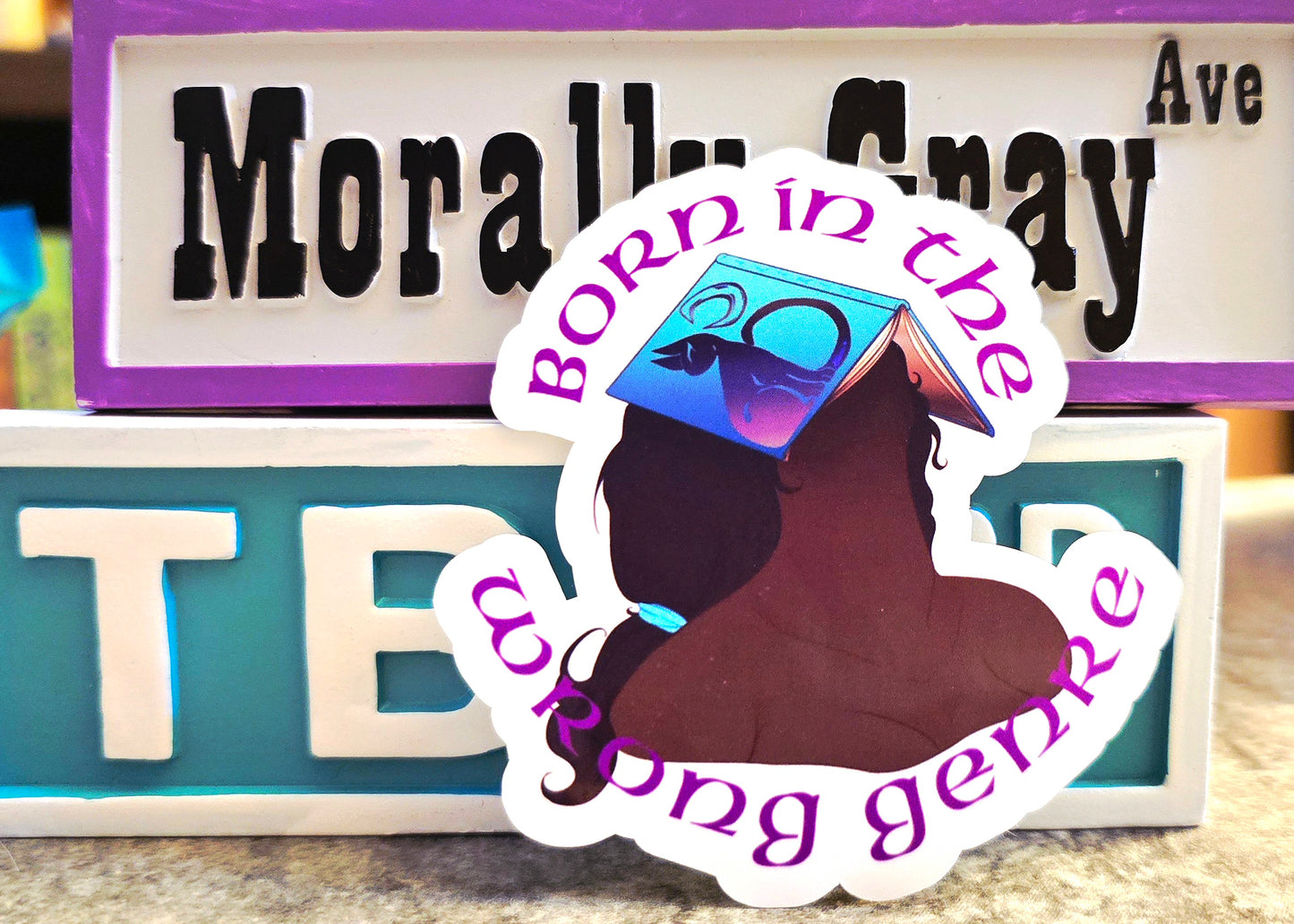 "Born in the Wrong Genre" Sticker