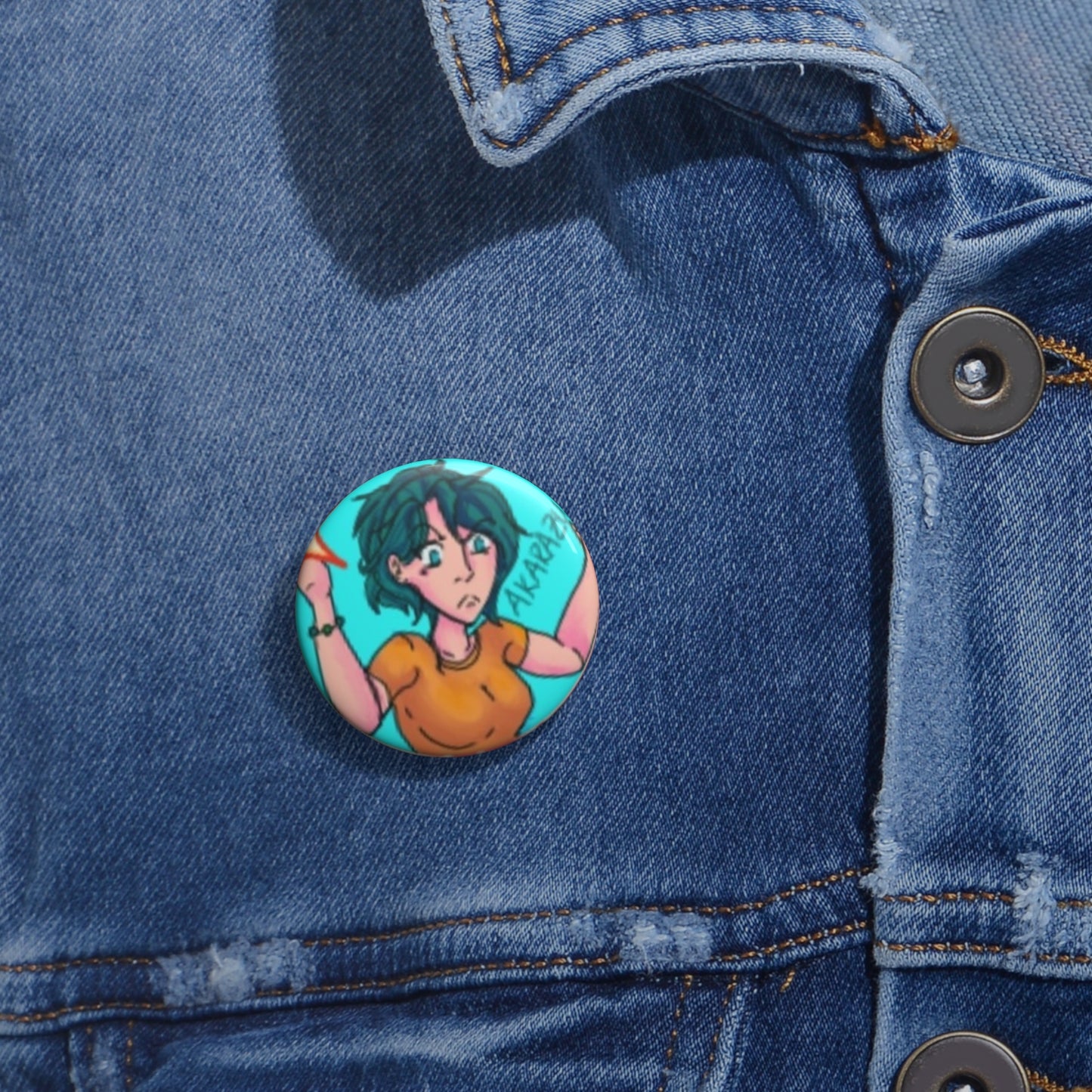 Sam Cat | Button Pin