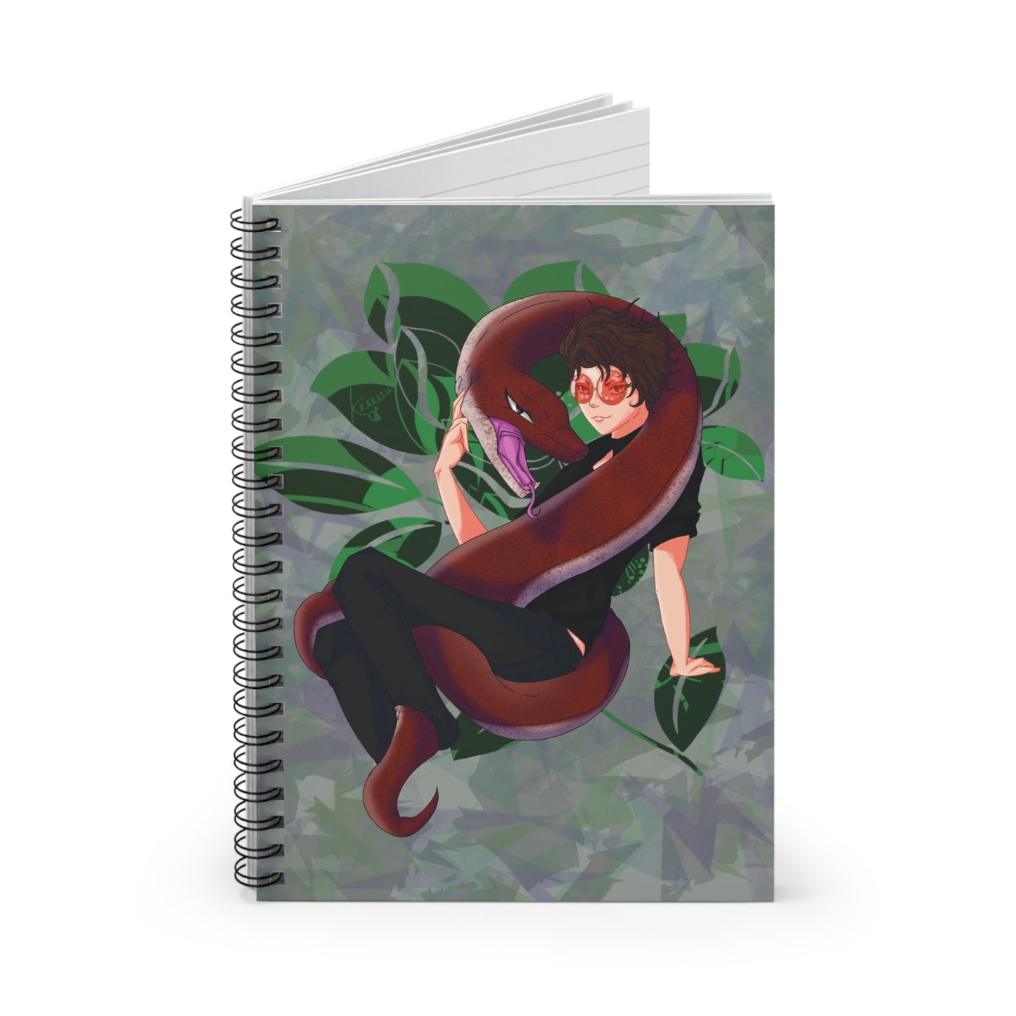 Seraphina & the Serpent | Spiral Notebook