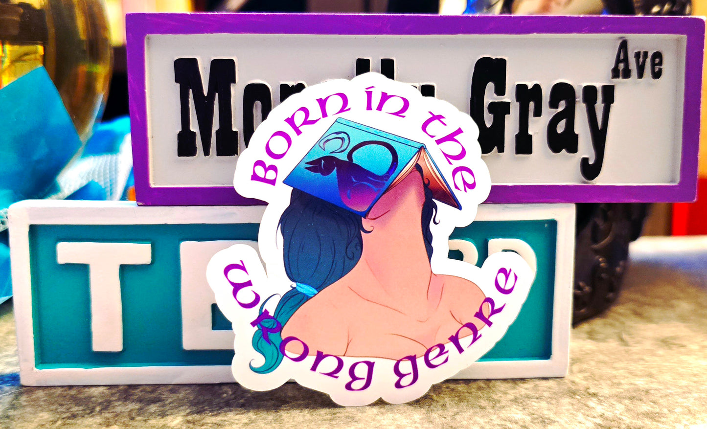 "Born in the Wrong Genre" Sticker