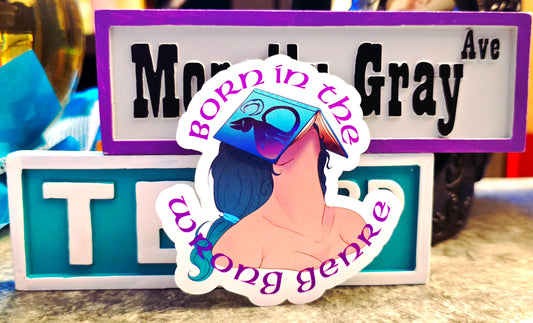 "Born in the Wrong Genre" | Sticker
