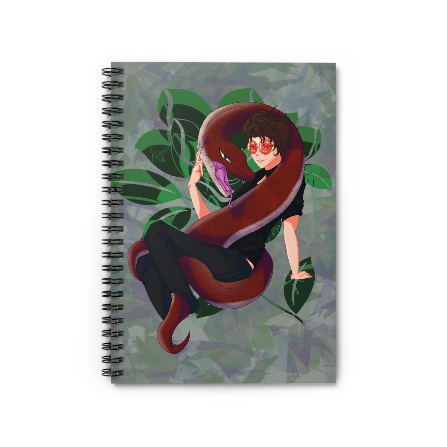 Seraphina & the Serpent | Spiral Notebook