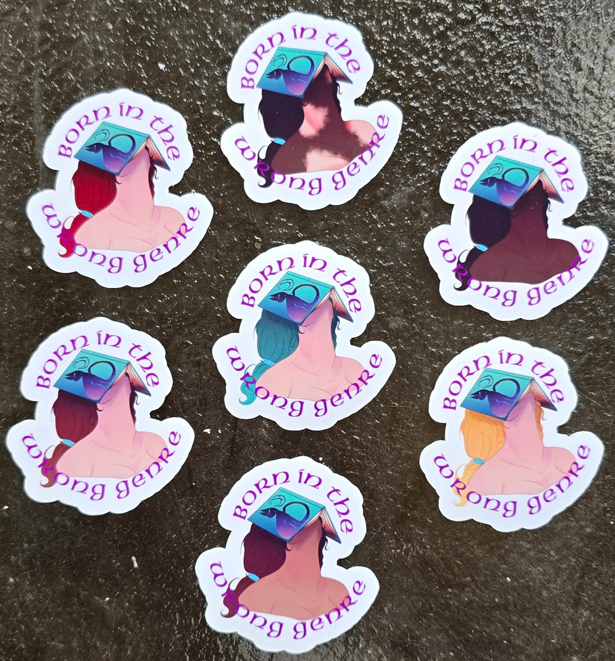 "Born in the Wrong Genre" | Sticker