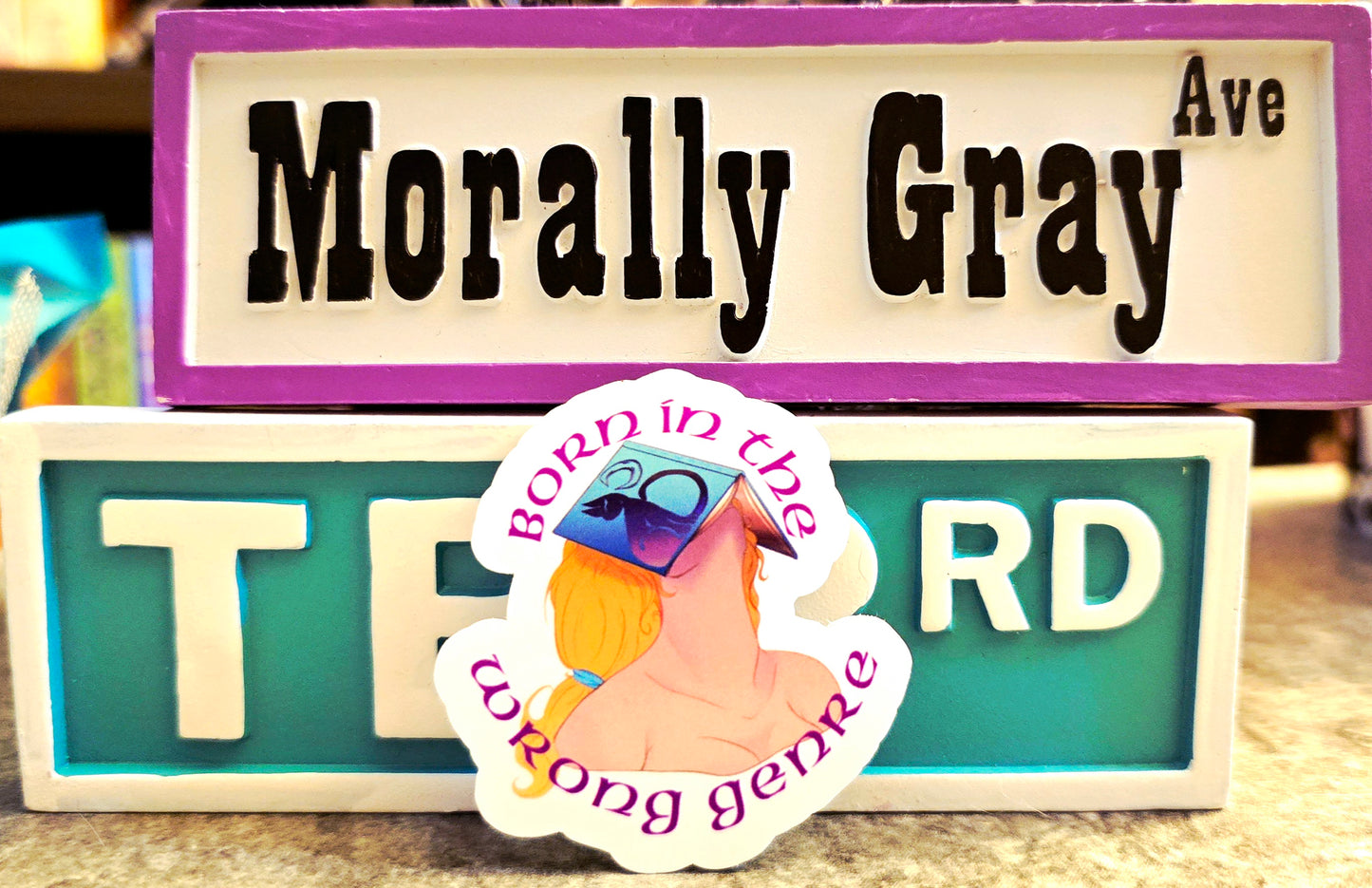 "Born in the Wrong Genre" Sticker