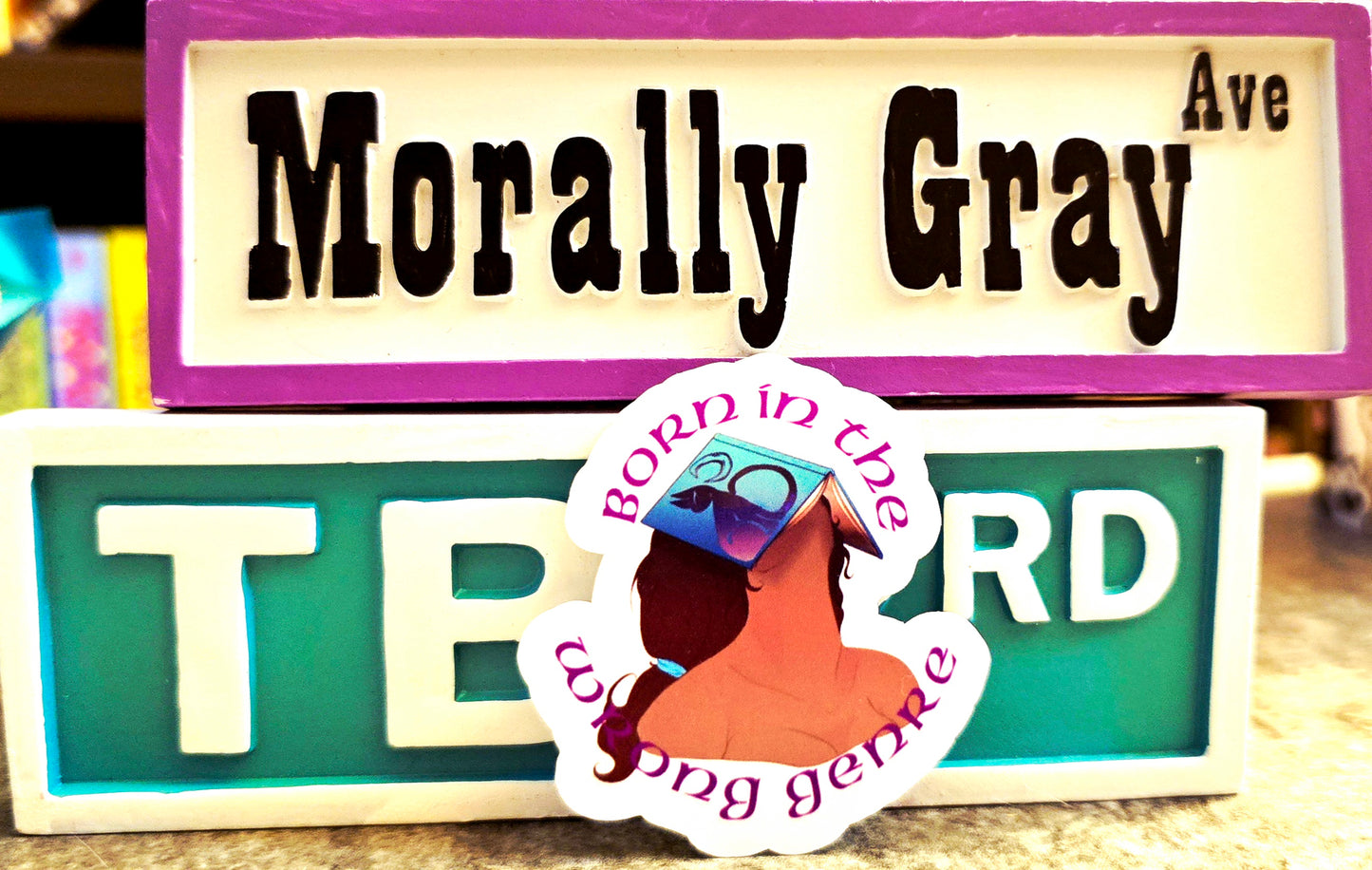 "Born in the Wrong Genre" Sticker