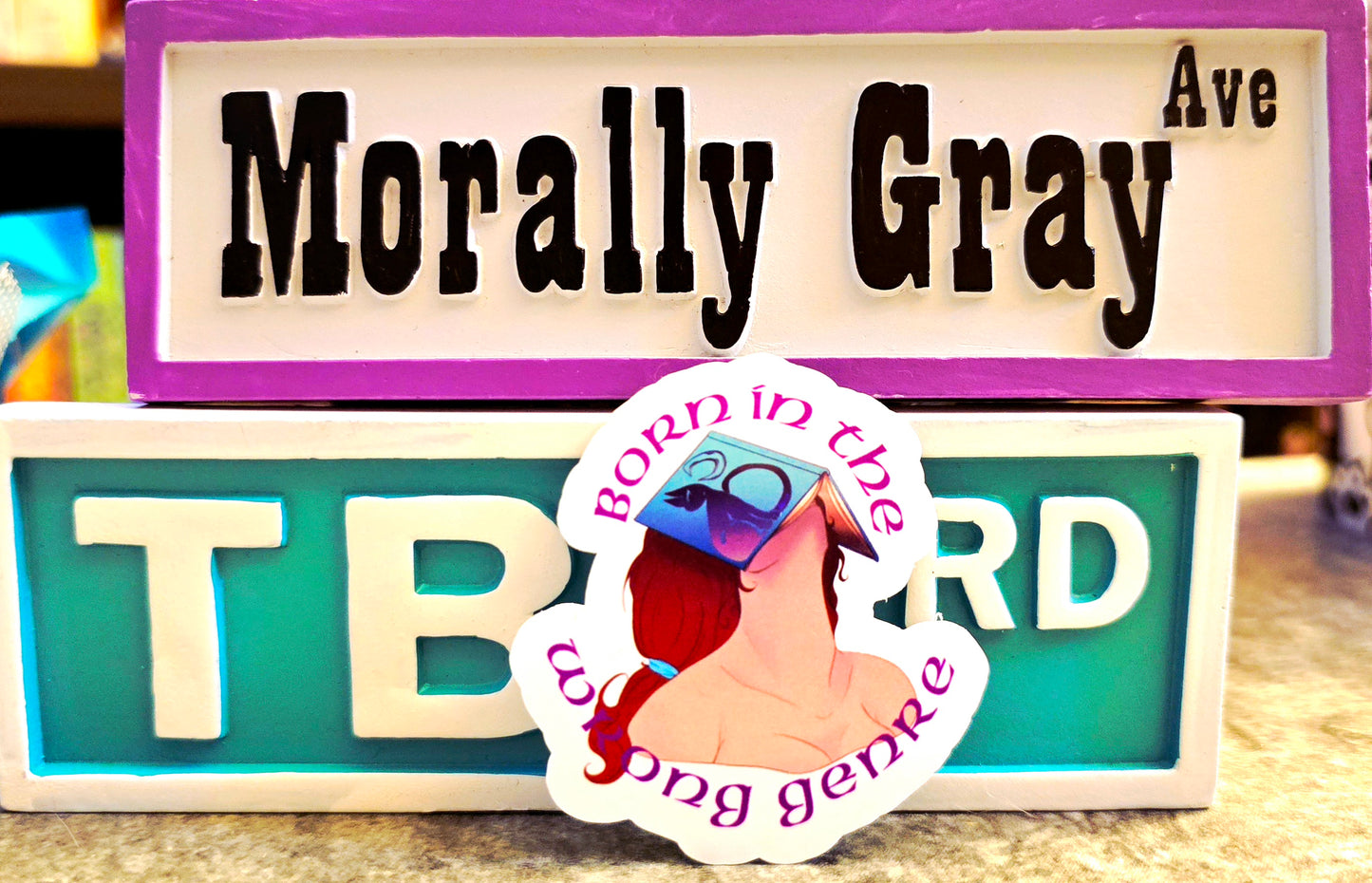 "Born in the Wrong Genre" Sticker